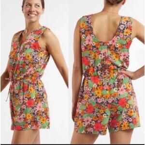 Toad and Company Sun-kissed Liv Romper Floral Sleeveless Casual XS